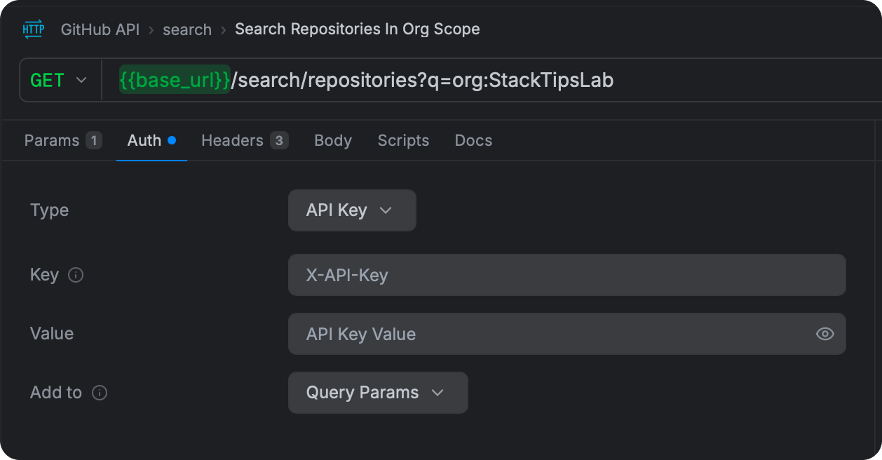 Curlex API Key